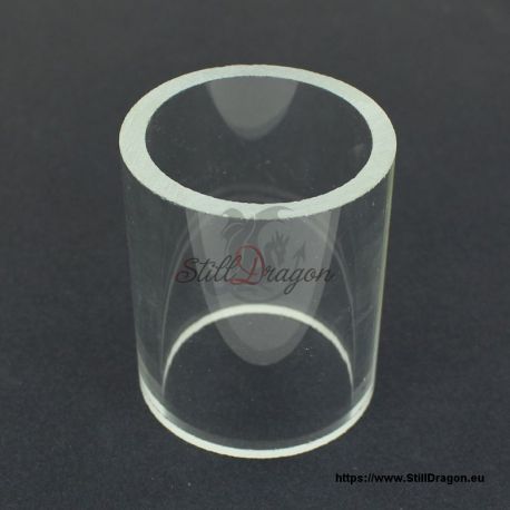 2.5" Baby Crystal Dragon Glass Cylinder