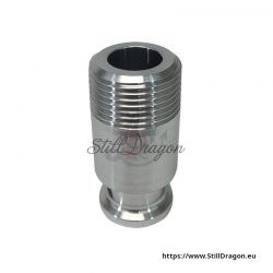 3/4" Tri-Clamp to 3/4" Male Pipe Thread Adapter
