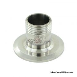 2" Tri-Clamp to 1" Male Pipe Thread Adapter