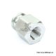 3/4" Tri-Clamp to 3/8" Female Pipe Thread Adapter Hex
