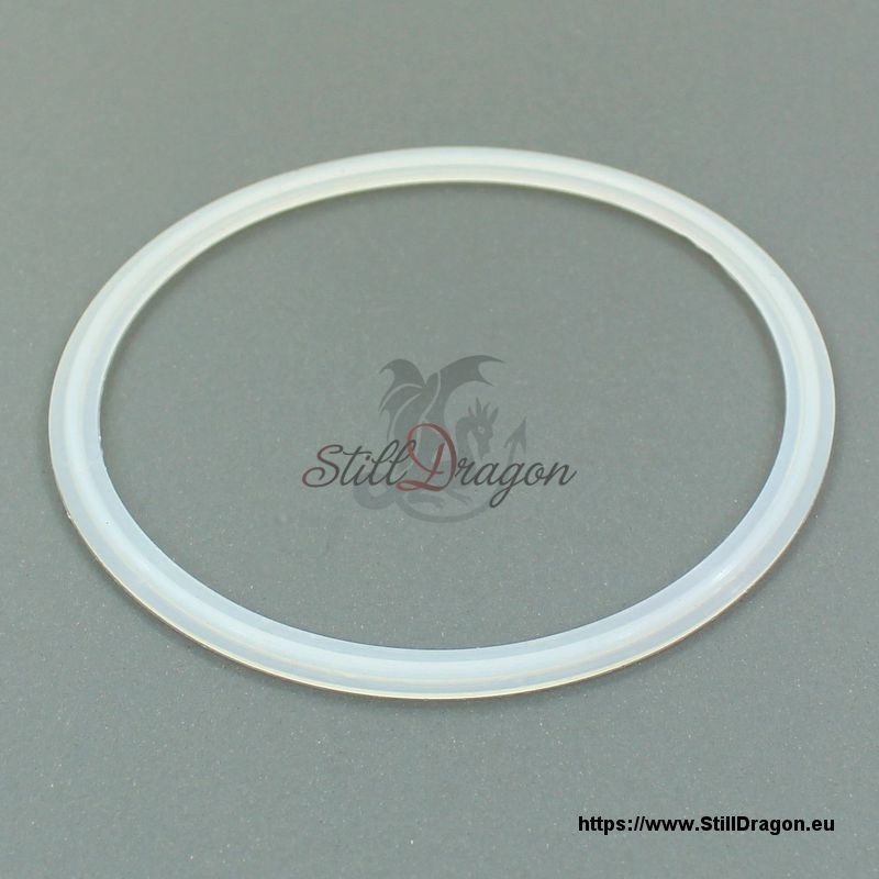 Flyshop Dichtungsringe aus Silikon, rund, klar, weiß, O-Ring, Dichtung, 115  x 108 x 3,5 mm, 5 Stück